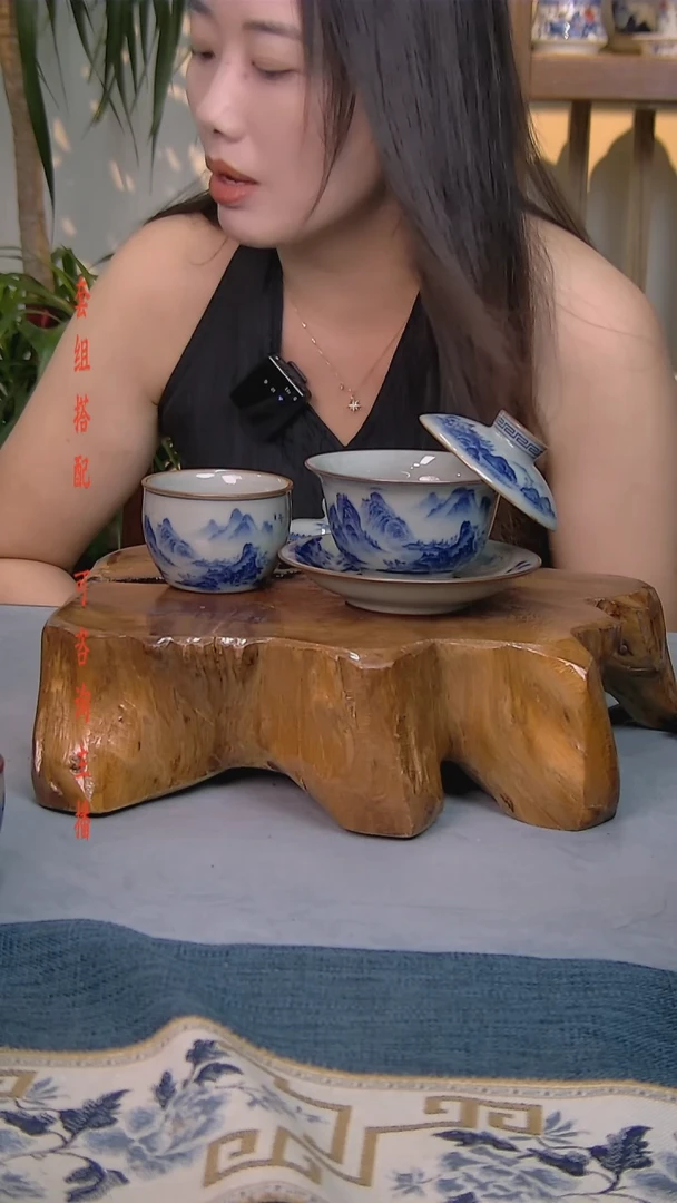 简装家用款2件套 老陶泥开片纹陶瓷茶具