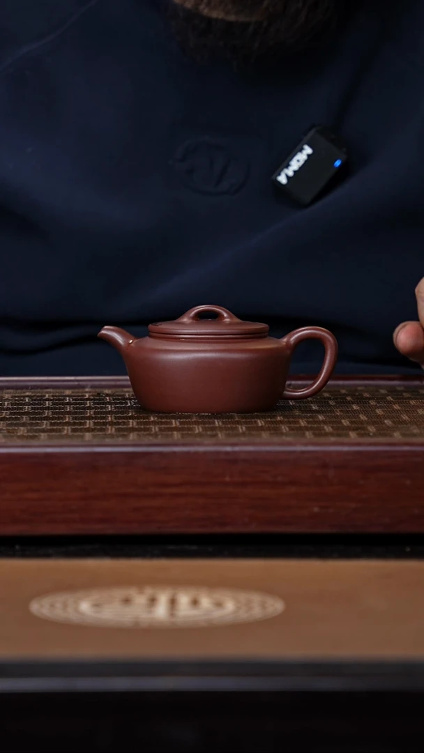 【闪购商品】紫砂茶壶紫泥过桥扁腹