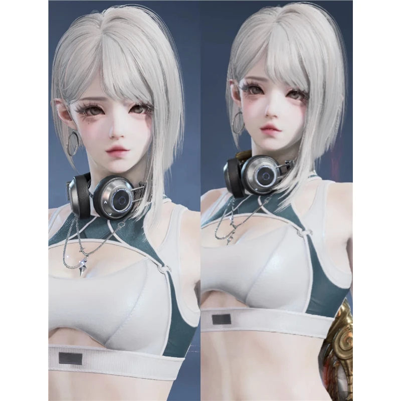 科技感｜永劫无间端游手游捏脸数据 魏青捏脸  热浪节拍适配脸包