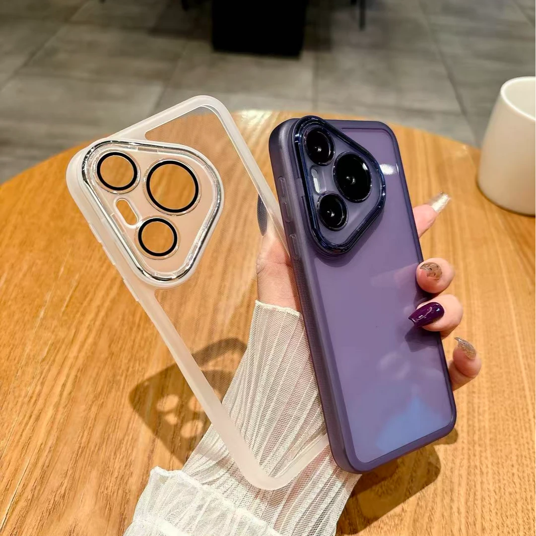 适用于华为Pura80手机壳高透防摔硅胶软壳防摔镜头全包Pura70pro+