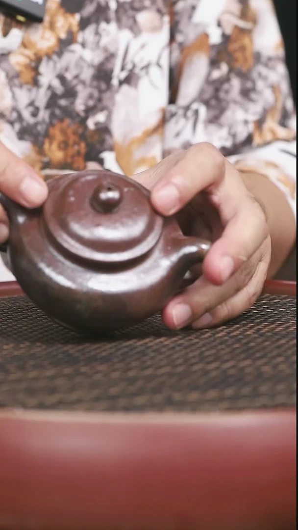 茶壶紫砂38号柴烧掇只200CC微瑕