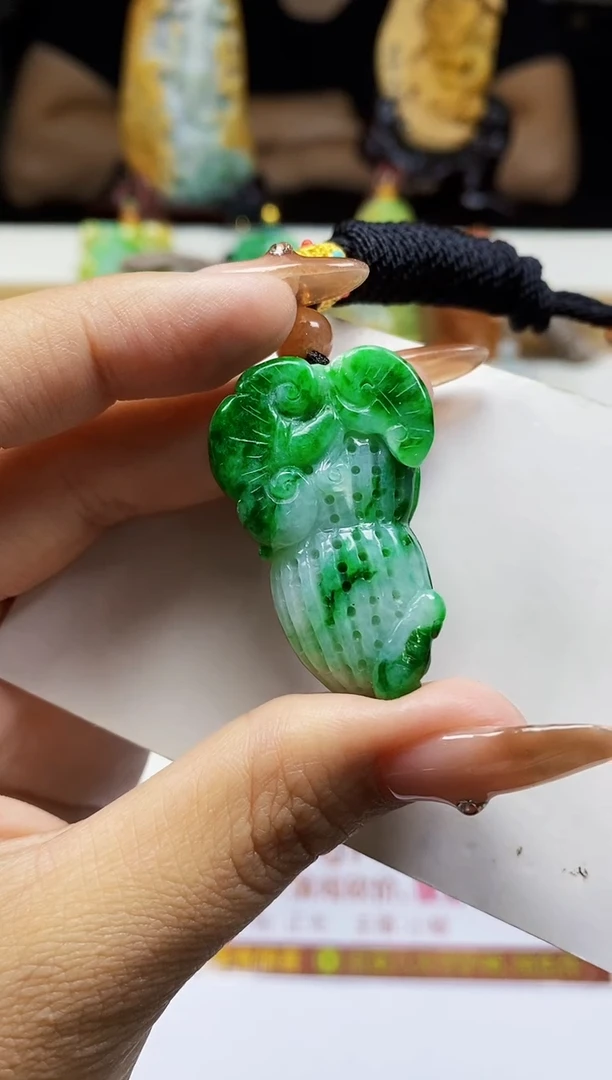 颈饰未镶嵌翡翠翡翠A货