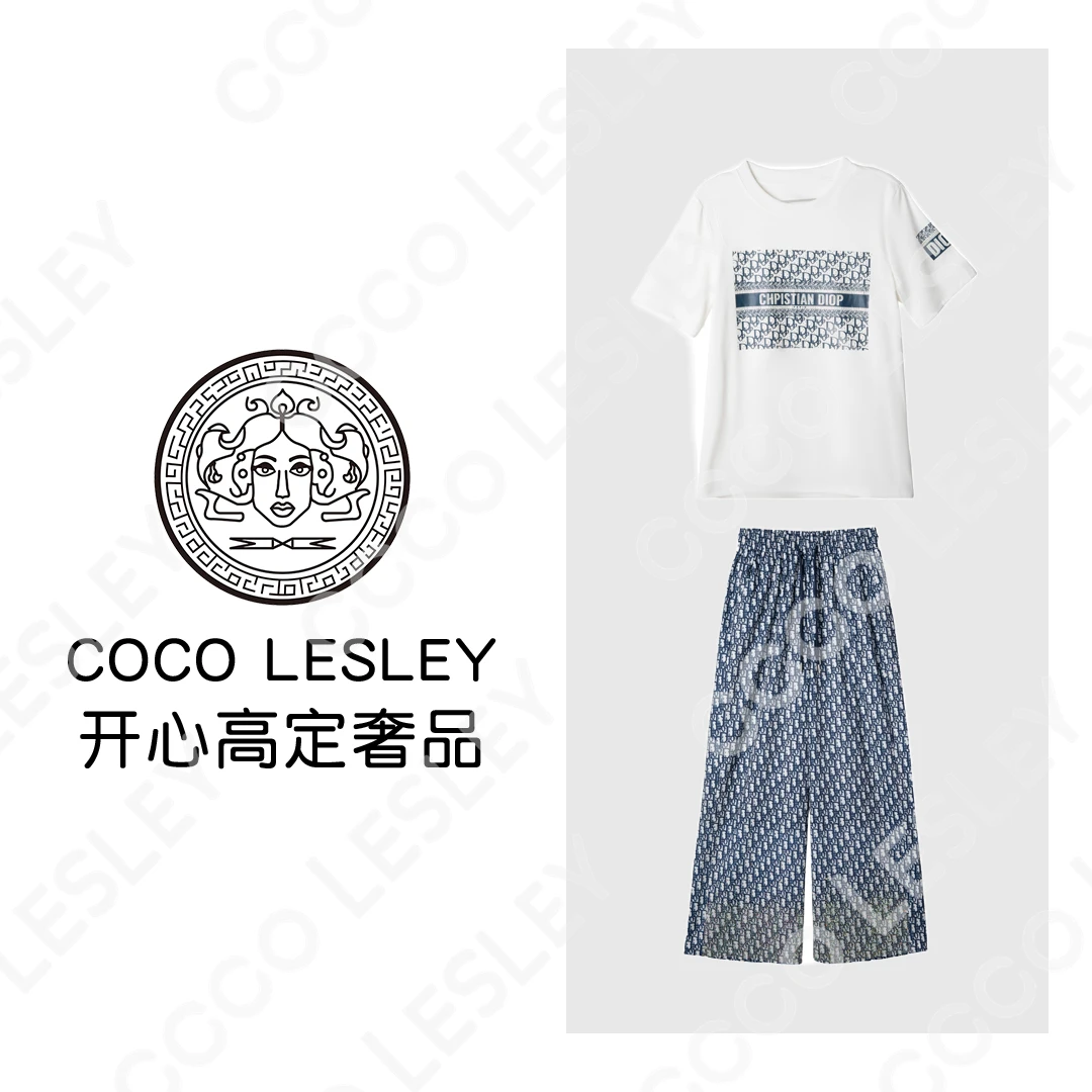 【宠粉专属】时尚字母烫钻短袖高腰阔腿裤时尚运动套装