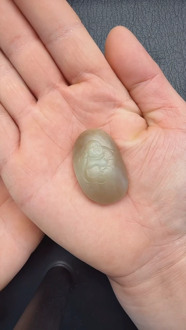 和田玉未镶嵌吊坠(不含链)162佛公