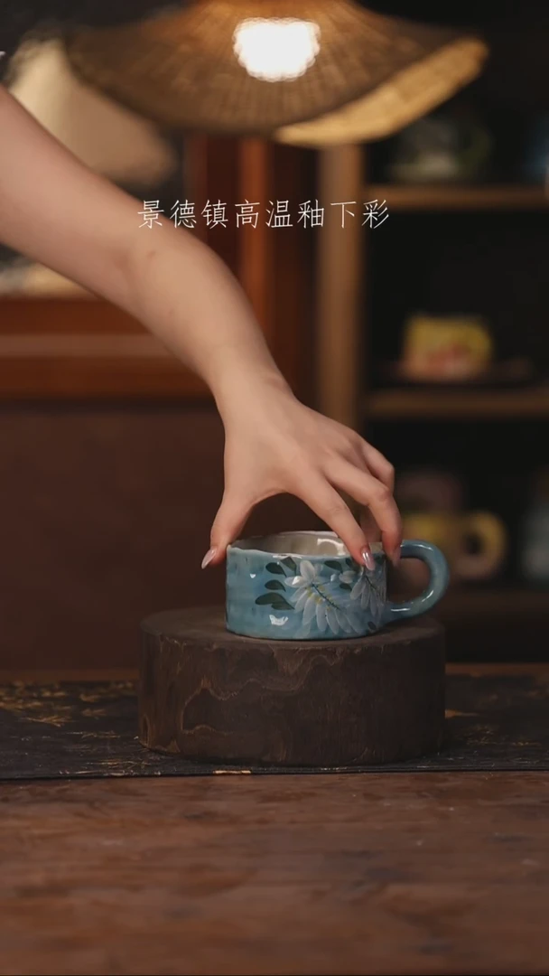 景德镇高温釉下手绘陶瓷376