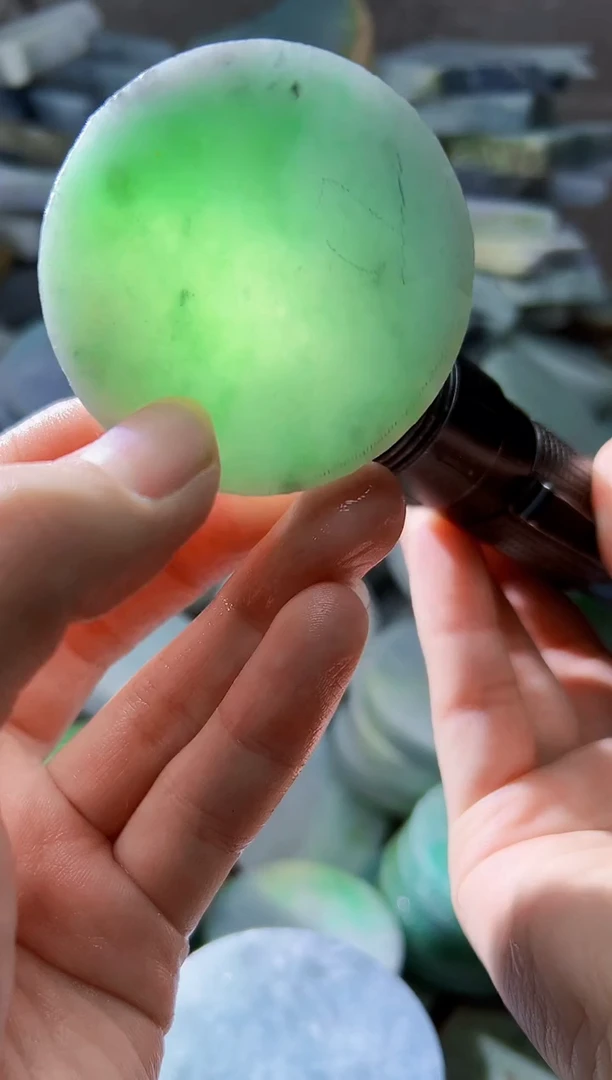 裸石翡翠天然翡翠A货玉 南 415