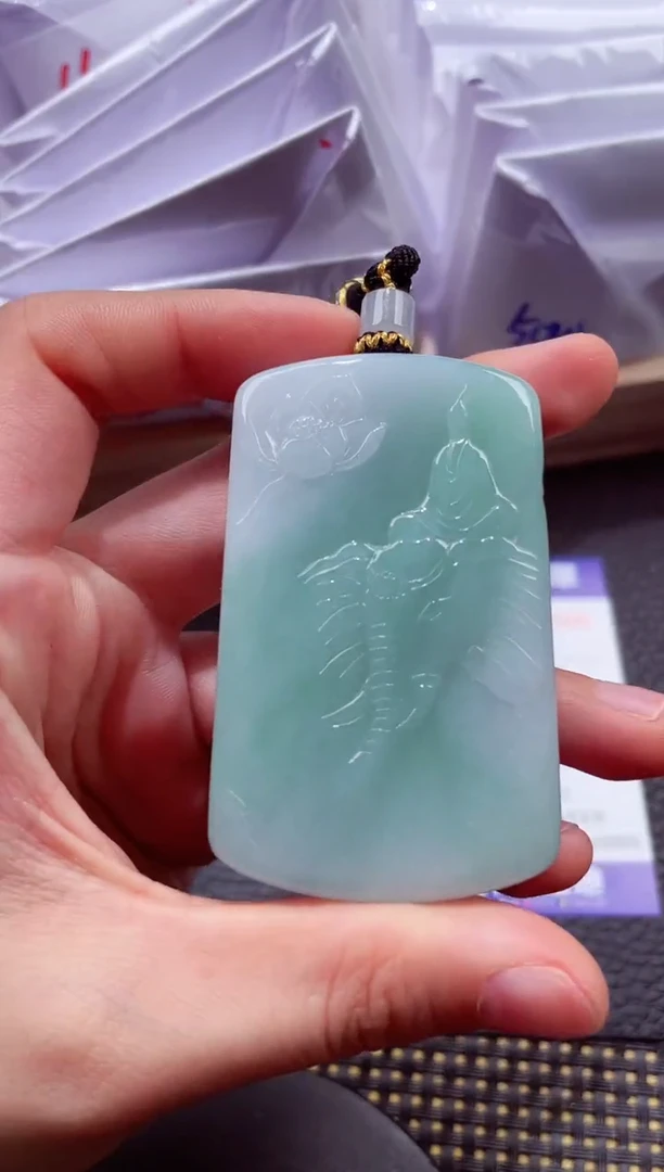 未镶嵌挂件翡翠1118888 普贤