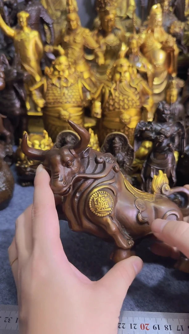 老黄黄铜摆件装饰品