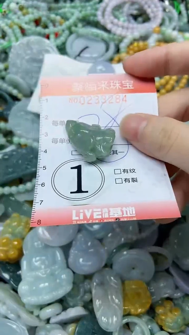 未镶嵌挂件翡翠闪购0233284