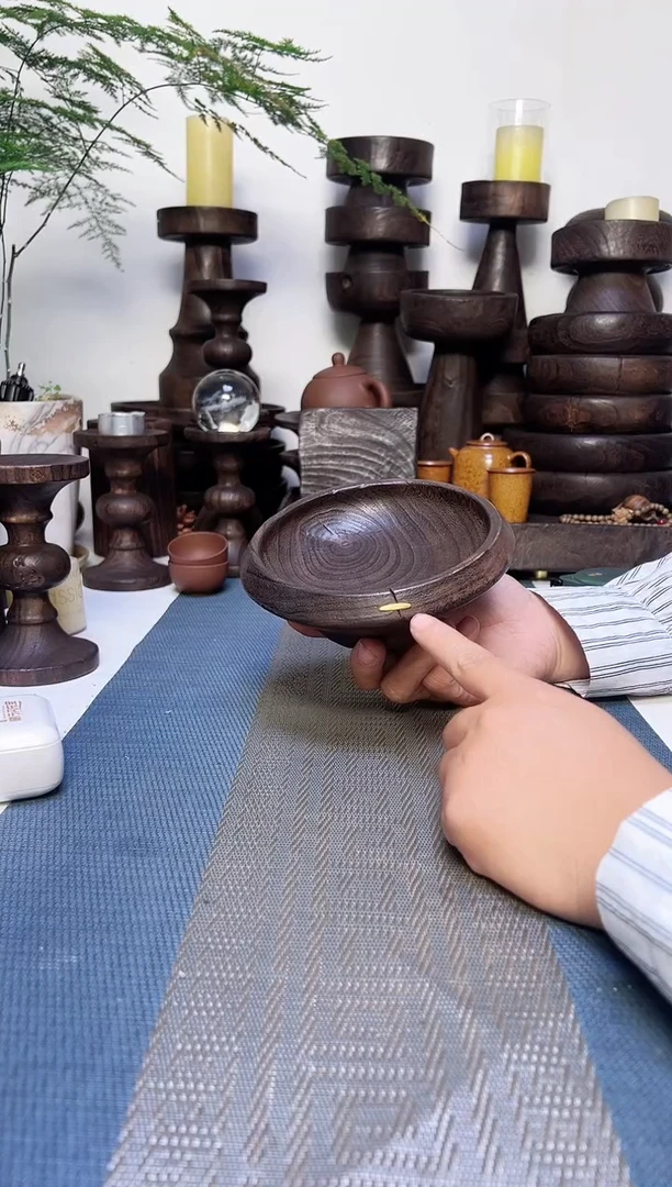 香樟木侘寂风碳化木器