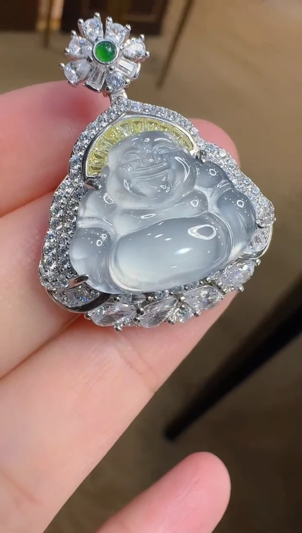 【闪购商品】翡翠吊坠(不含链)银S925镶嵌多样性团购发一件