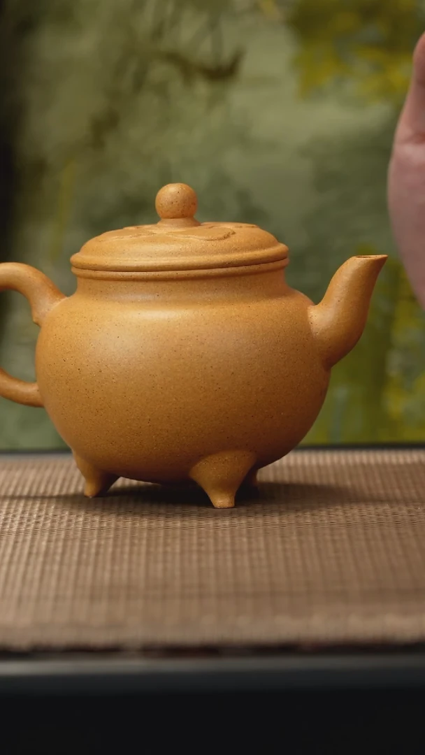 茶壶紫砂黄金段大彬如意165