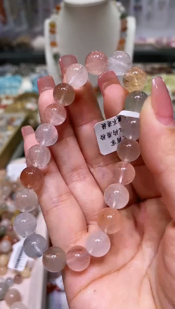 未镶嵌手链水晶多样性发其一兔毛9.5+