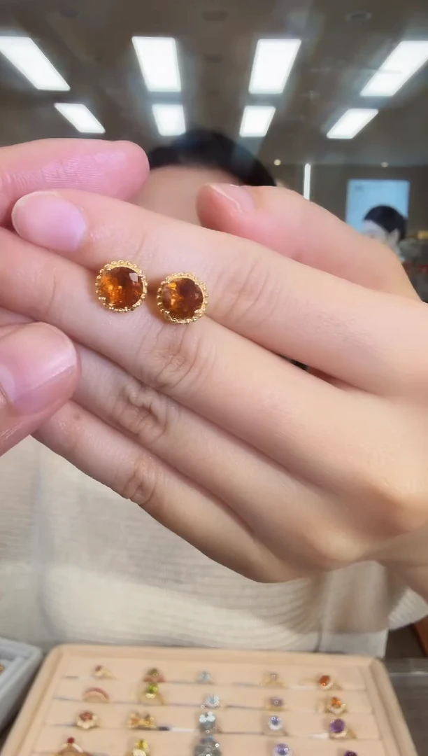 银S925镶嵌耳饰水晶09