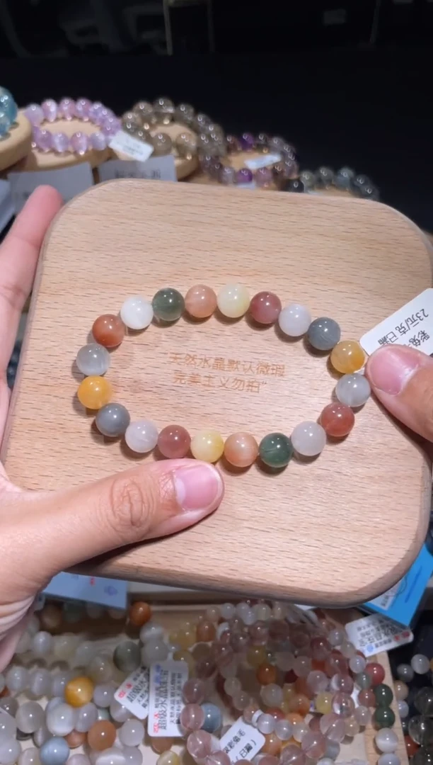 水晶手链未镶嵌63号多样性发一  F  9+