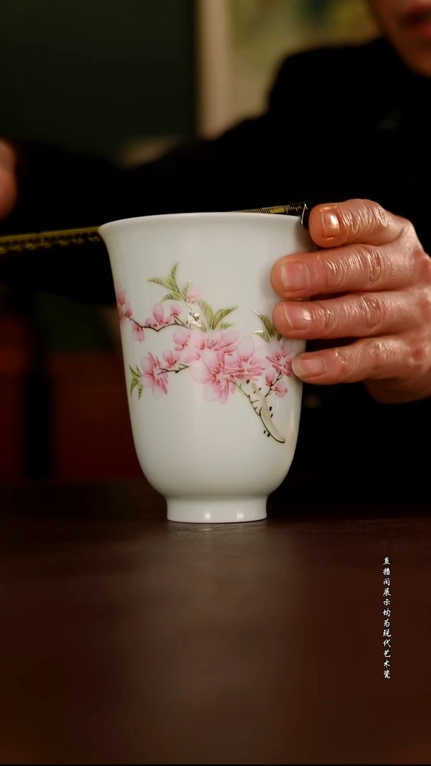 摆件景德镇陶东方现代艺术高端茶器花瓶摆件