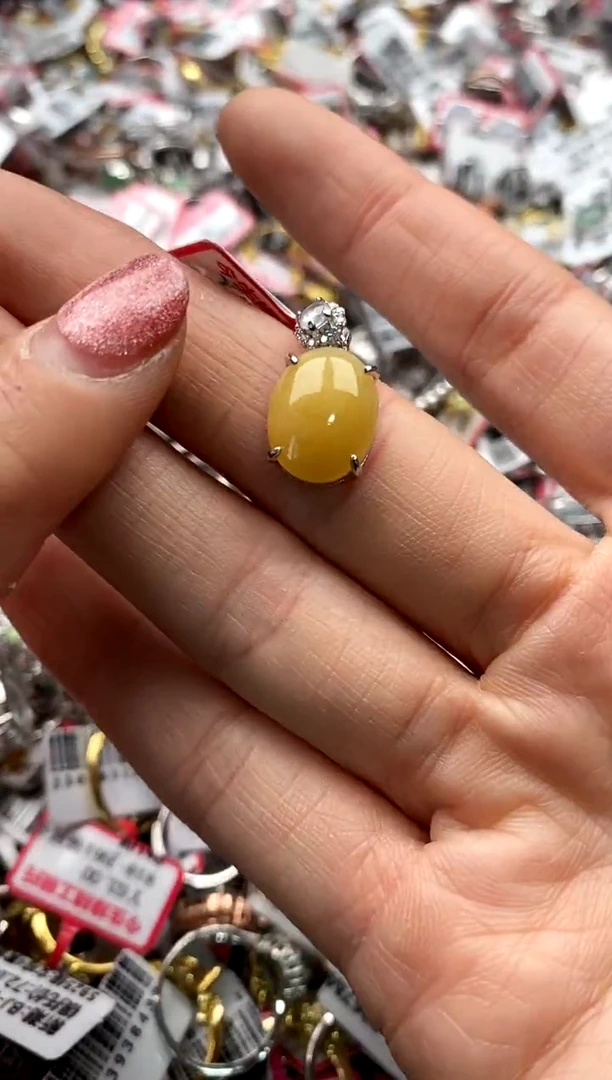 【闪购商品】翡翠戒指银S925镶嵌3333333    0