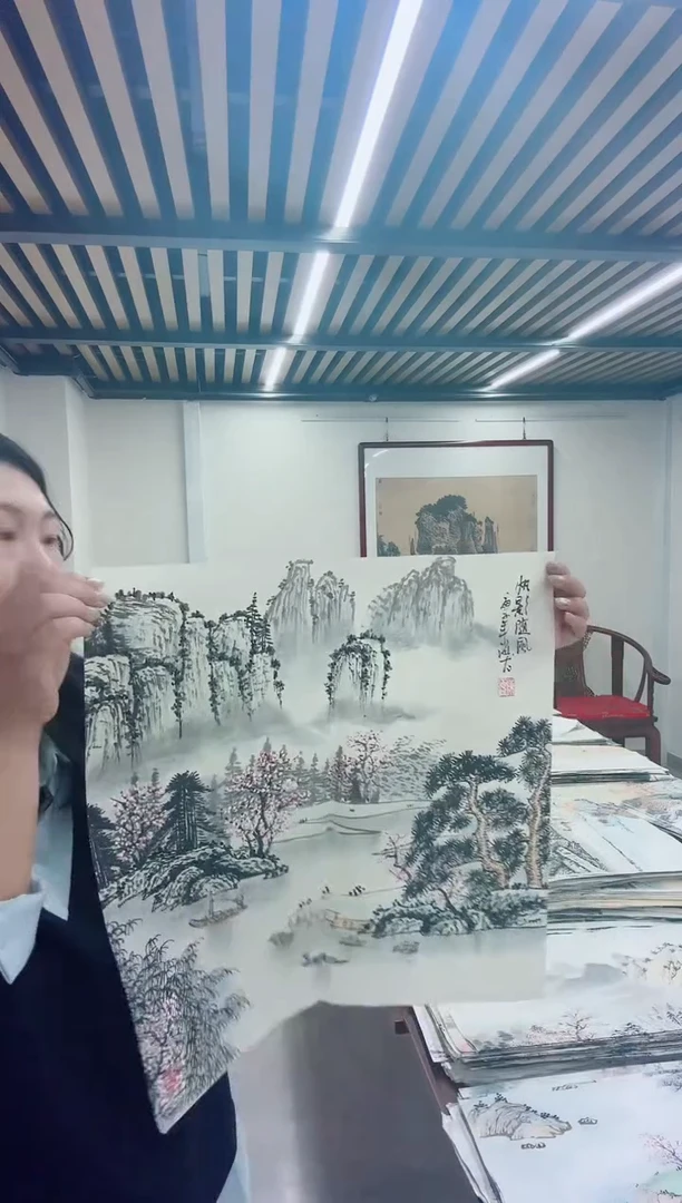 国画手写手绘国画作品