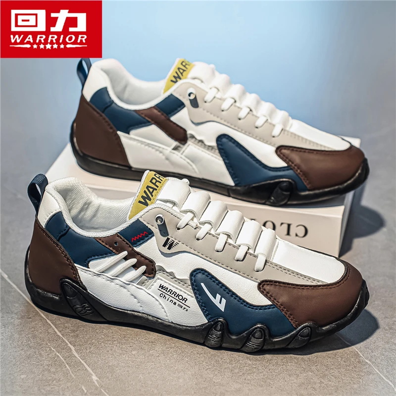 回力男鞋秋季新款时尚低帮松紧带一脚蹬百搭日常工作开车休闲潮鞋