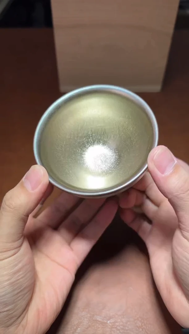 茶盏建窑建盏彩金盏