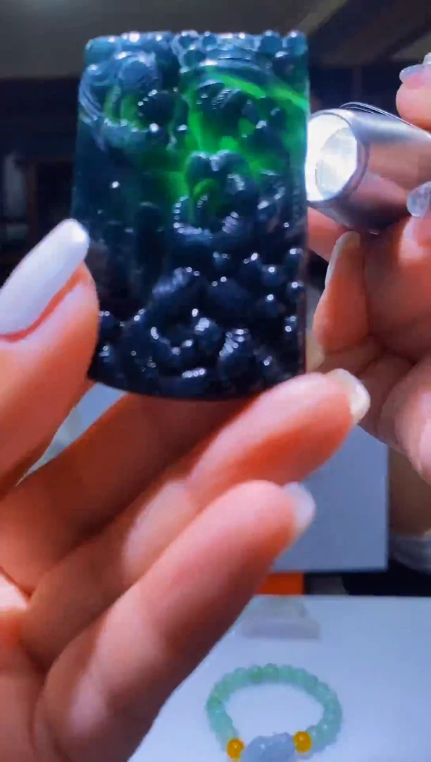 颈饰未镶嵌翡翠DD翡翠吊坠WX­-02