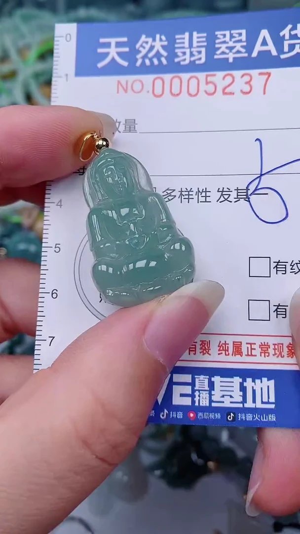 翡翠未镶嵌颈饰00005237