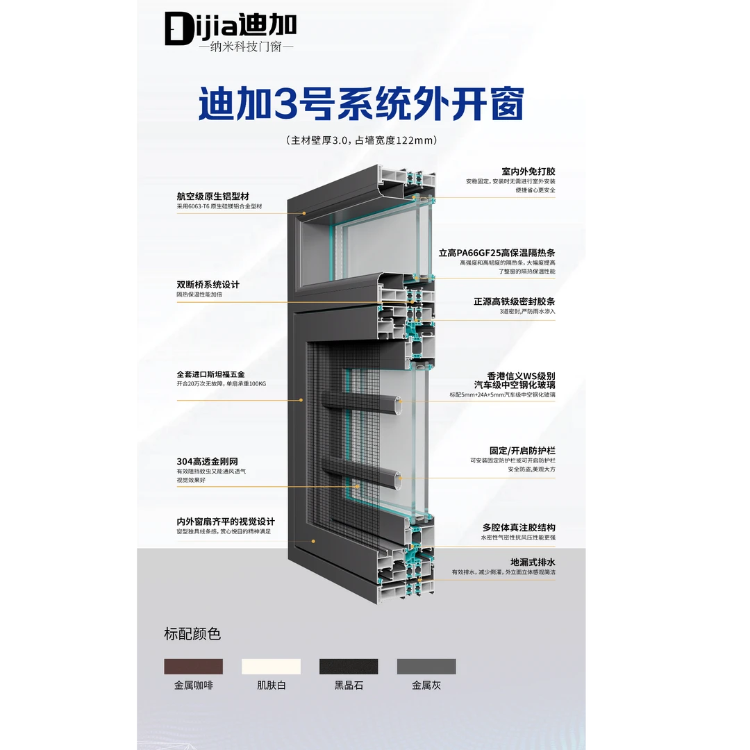 迪加3号外开窗【业主甄选】