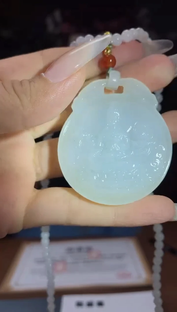 和田玉未镶嵌颈饰A934