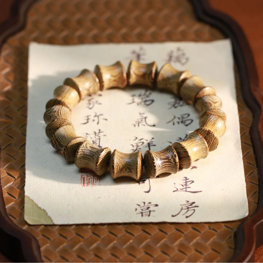 【曹总文玩】13mm文玩沉香木串手链R070