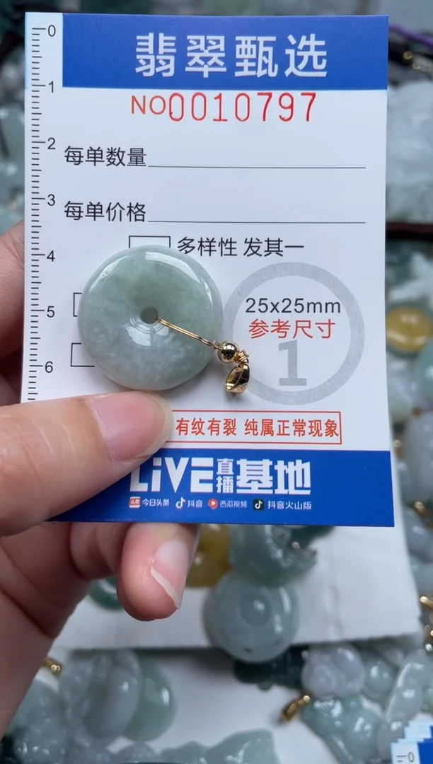 颈饰未镶嵌翡翠10797