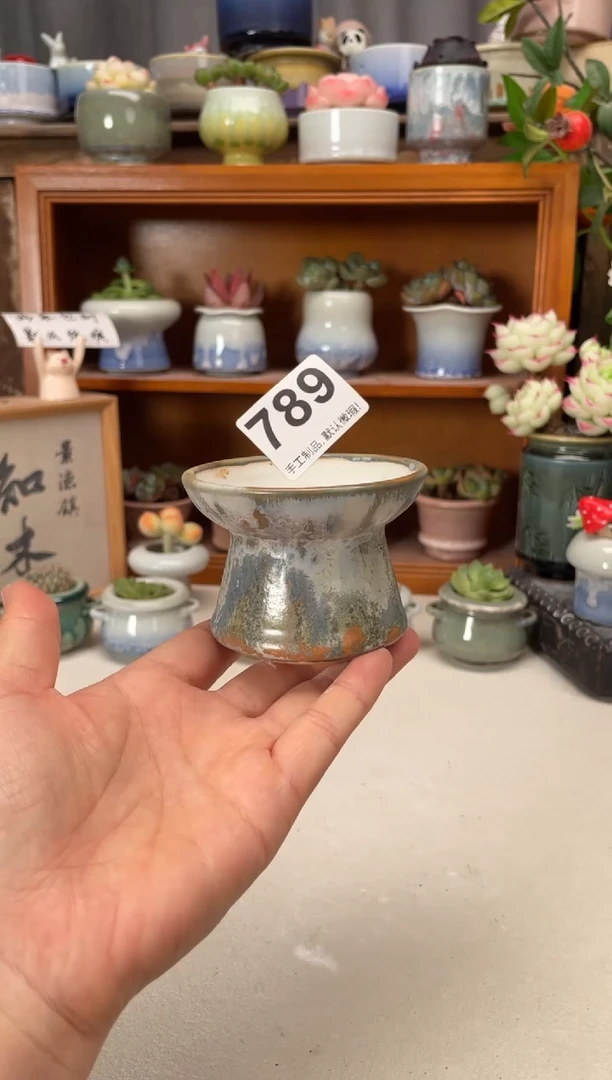 瓷片爆***️789知木小芳花盆