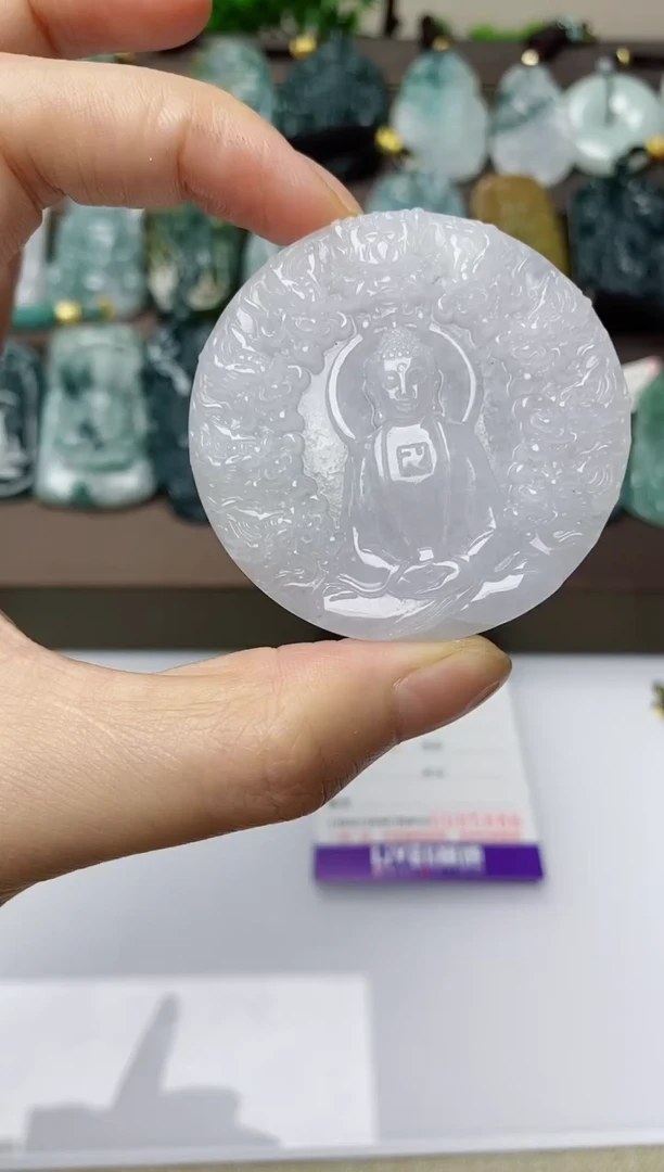 翡翠未镶嵌颈饰