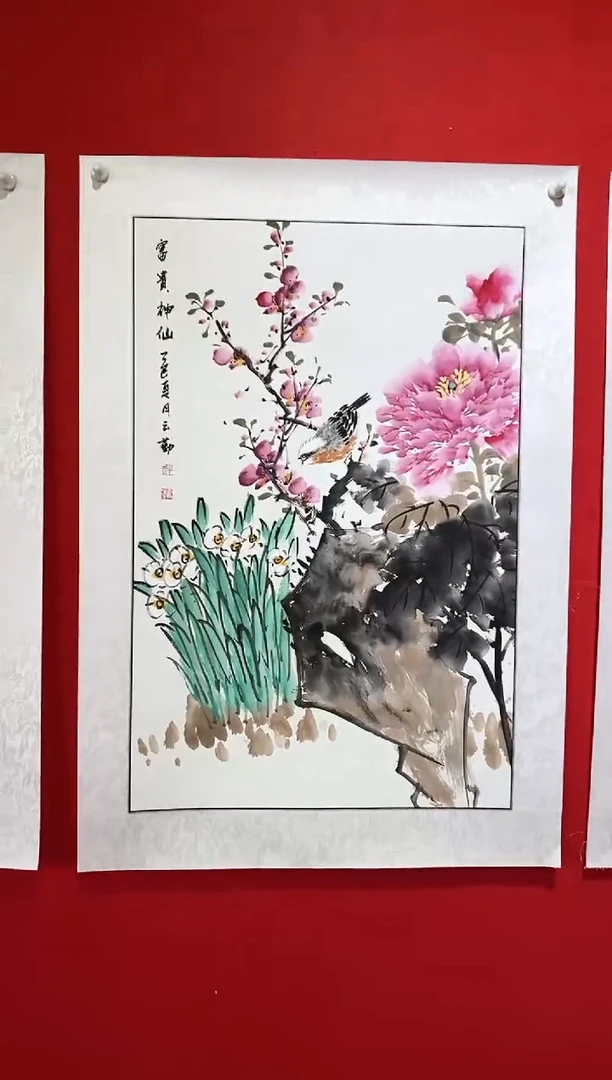 国画国画NYQ杰牛云勤老师作品