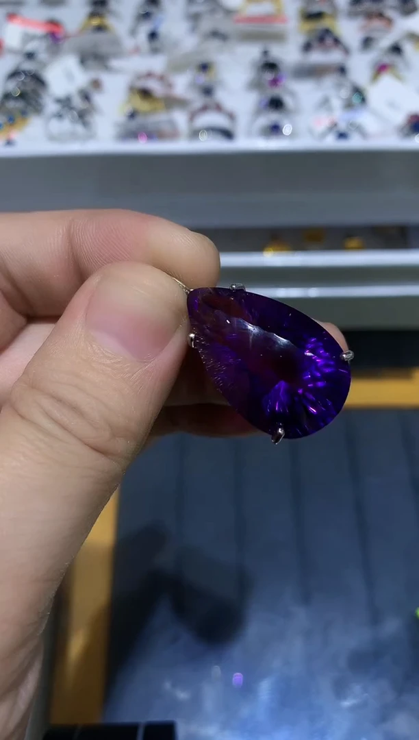 【闪购商品】紫晶颈饰银S925镶嵌........