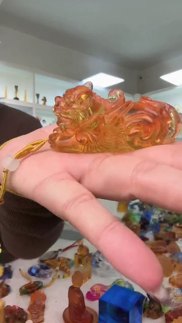 手工艺品琉璃貔貅挂件