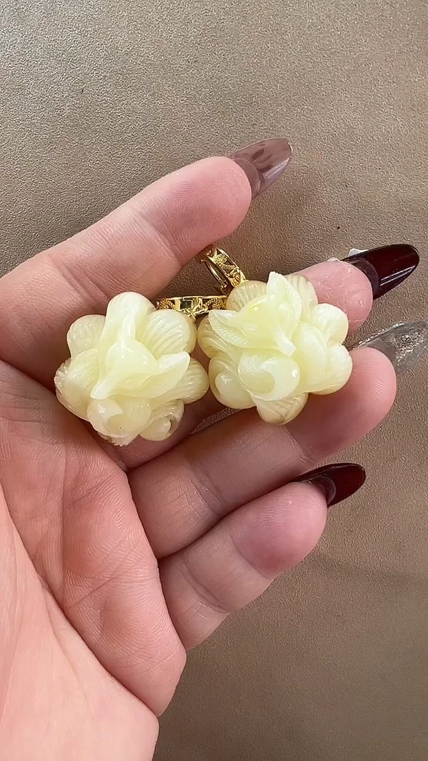 【闪购商品】琥珀耳饰银S925镶嵌耳环