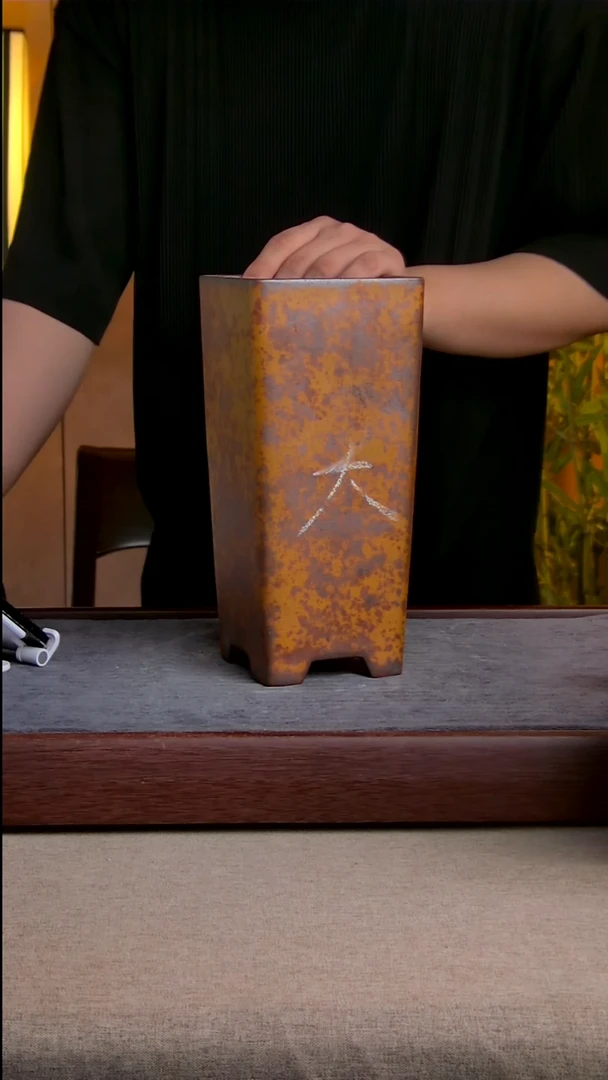 紫砂花盆10.5*24内径尺寸