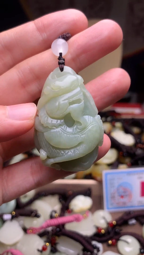 颈饰未镶嵌和田玉新疆料青海料清水和田玉吊坠