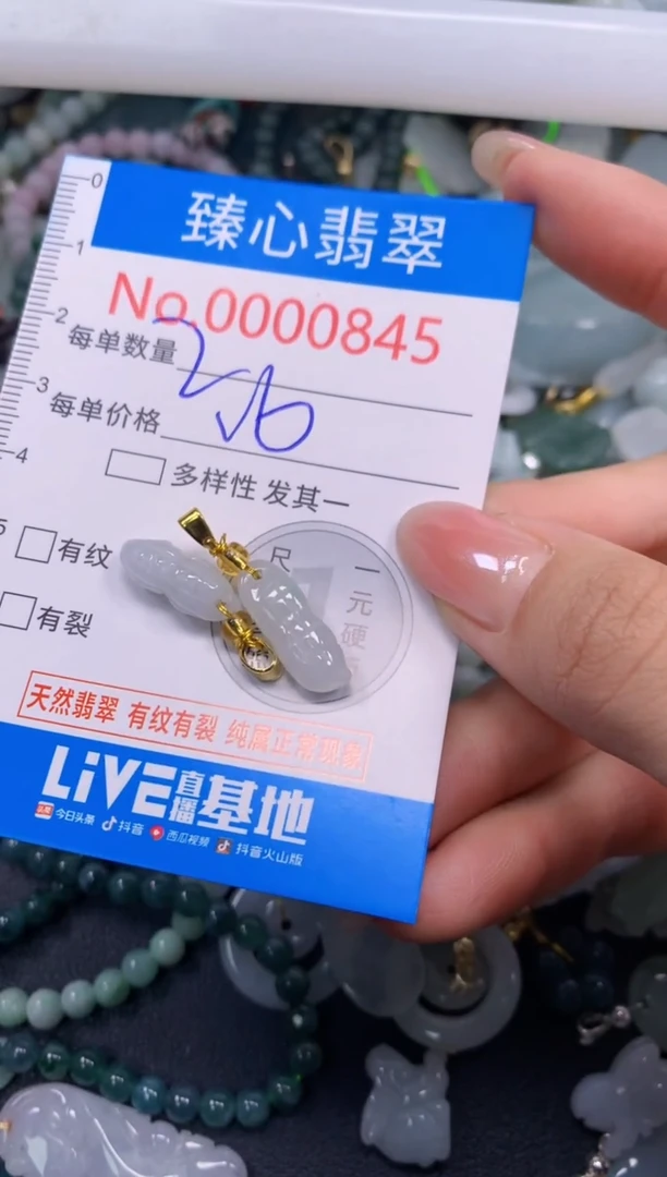 颈饰未镶嵌翡翠845