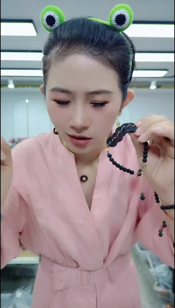 香榧木2439黑色五帝手串