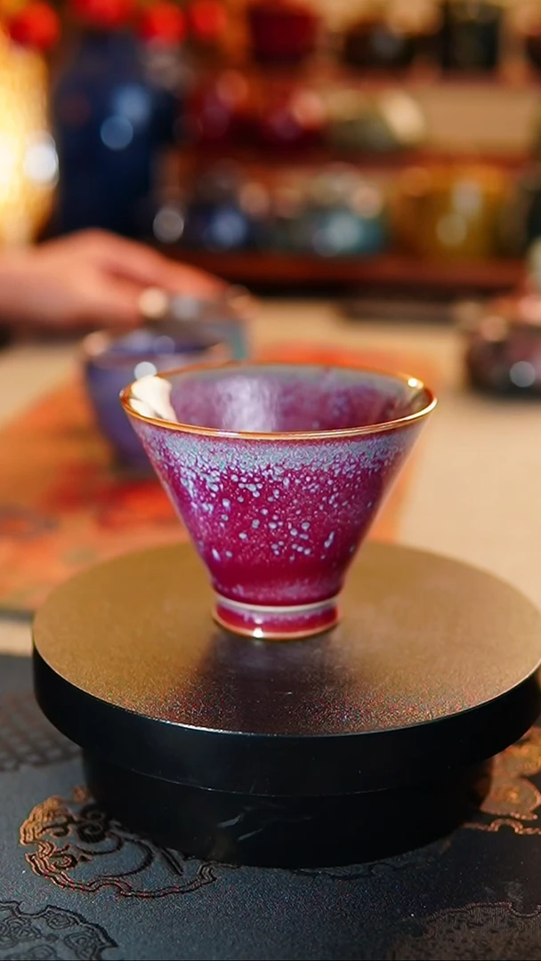 【闪购商品】瓷片042 斗笠杯  何