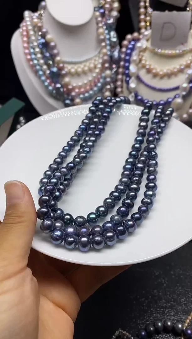 淡水珍珠未镶嵌颈饰多人