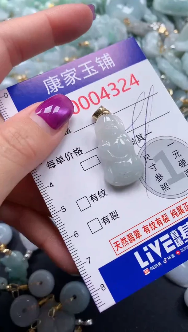 颈饰未镶嵌翡翠4324