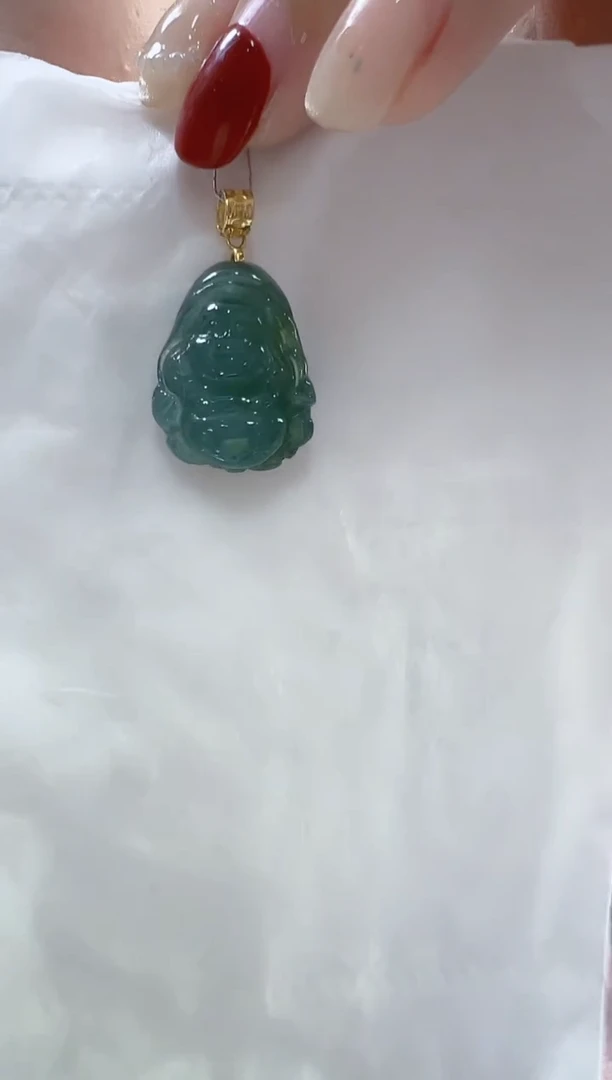 【闪购商品】翡翠颈饰未镶嵌孤品佛公