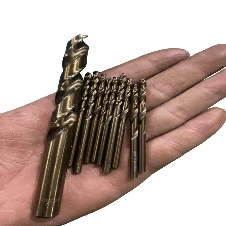 米奇随机发货高钴麻花钻头品牌混发10根钻不锈钢