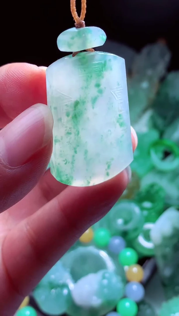 未镶嵌定制翡翠颂*#翡翠毛货定制