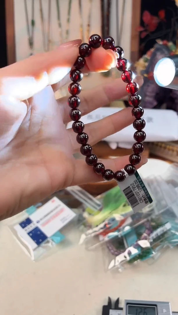 未镶嵌手链石榴石@@C921E017952