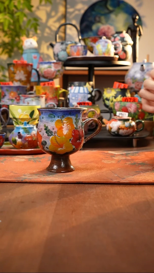 瓷片景德镇手工手绘132