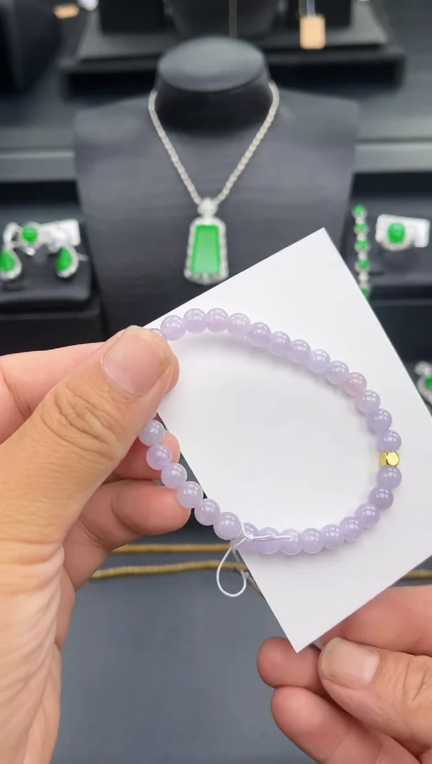 合金手串翡翠多人
