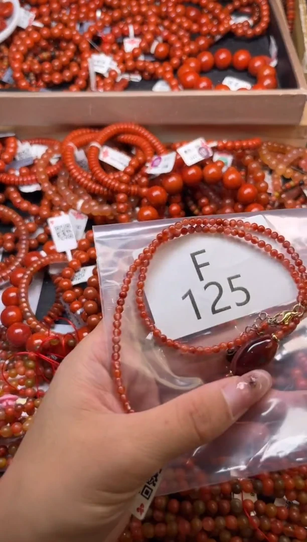 南红玛瑙未镶嵌珠宝奇石F125-3+